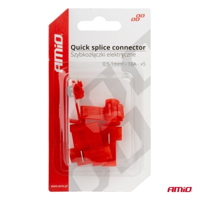 Conector de conexión rápida 0,5-1mm2 10A 5unid blister