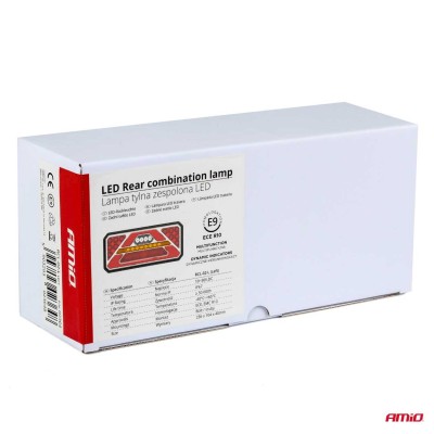 Piloto multifuncional LED DINAMICO trasero DERECHO RCL-02-R