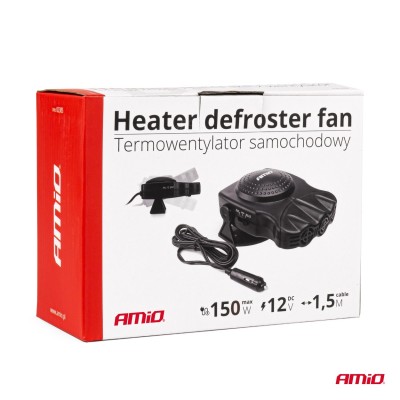 Calefactor, descongelador y ventilador de 12V 150W