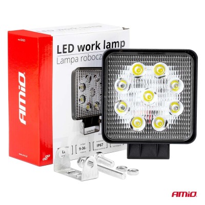Lámpara de Trabajo AWL07 9 LED FLOOD 9-36V