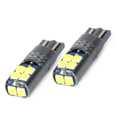 Lámparas LED CANBUS 10SMD 3030 T10 W5W White 12V/24V