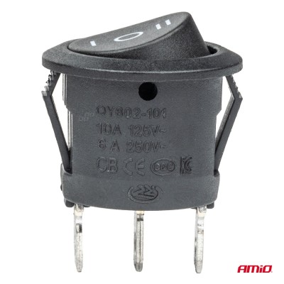 Interruptor redondo (conmutador) 12/230V BU03