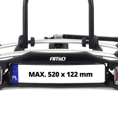 Portabicicletas de bola de remolque para 3 bicicletas TBC-01/3