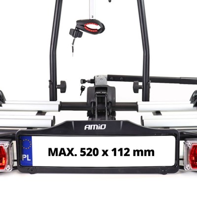 Portabicicletas de bola de remolque para 2 E-Bike TBC-02/2