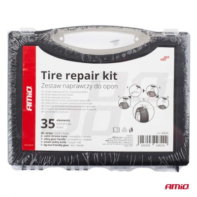 Kit de reparación para pinchazos de 36 elementos