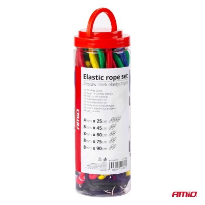 Juego de 12 cuerdas elásticas (pulpos)