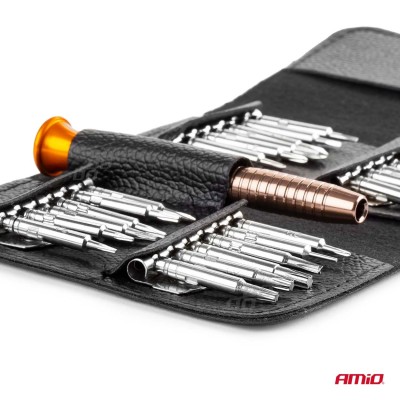 Juego de destornilladores de precisión 25 piezas