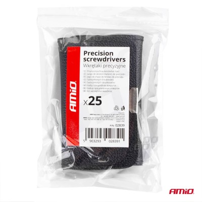 Juego de destornilladores de precisión 25 piezas