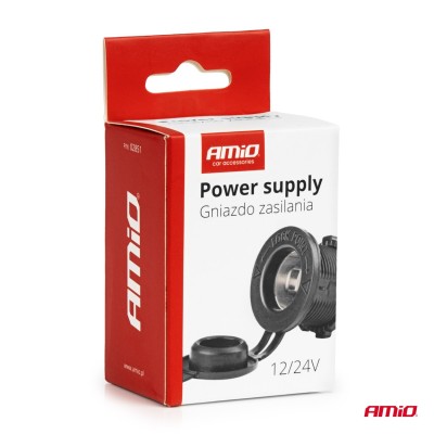 Base de mechero para empotrar de  12 y 24 VoltiosMOD-01