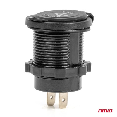 Base Cargador impermeable 2xUSB 12/24Voltios MOD-04