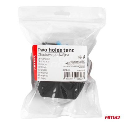 Carcasa de superficie para 2 bases MOD-16