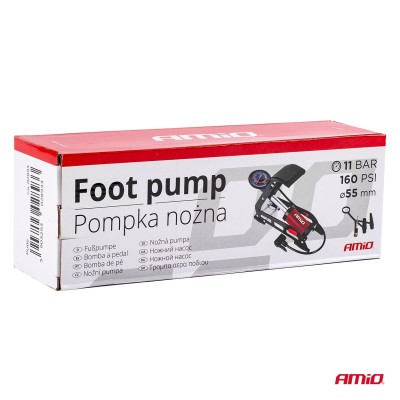 Bomba aire de pedal HQ O55mm 1 pulmón PU06