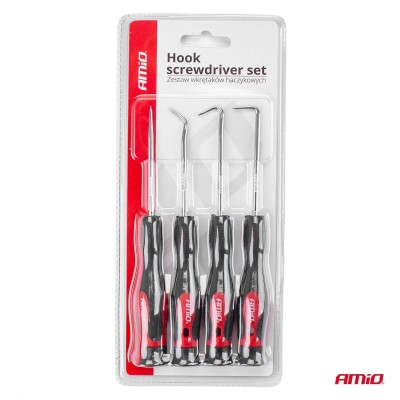 Juego de destornilladores de gancho, 4 elementos