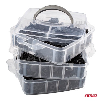 Juego de grapas (clips) para carrocería de 620 piezas