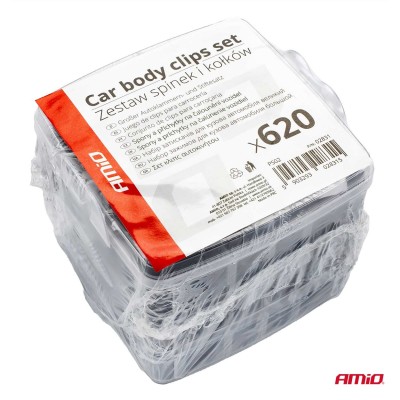 Juego de grapas (clips) para carrocería de 620 piezas