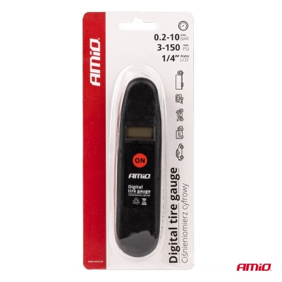 Manómetro Dígital para neumaticos 10 bar, 3-150 PSI