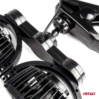 Ventilador de coche con clip 2x4" de 24 voltios