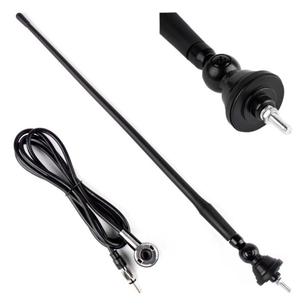 Antena para Coche 34cm 5mm adaptor ANT02