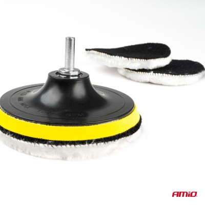 Kit de almohadillas de lana de pulido 5 piezas