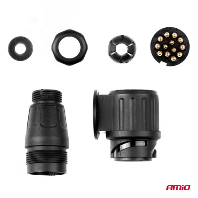 Enchufe para remolque 13 polos en blíster