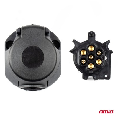 Enchufe para remolque 7 polos- blister