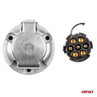 Enchufe aluminio para remolque 7 polos ALU- blíster