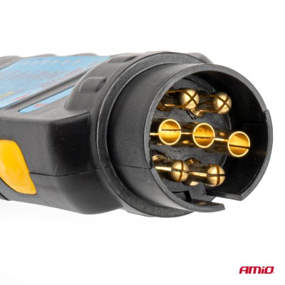 Comprobador de tomas de remolque con adaptadores 7/13PIN