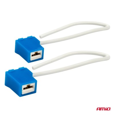 Conector Cerámico Angular 2 und. H1/H3 cable 15 cm