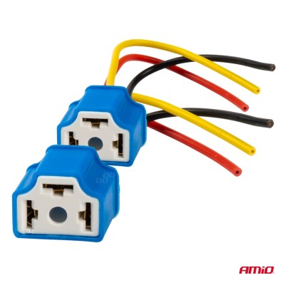 Conector Cerámico Recto 2 und. H4 cable 15 cm
