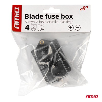 Caja de fusibles 4 vías 30A máximo