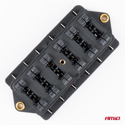 Caja de fusibles 6 vías 30A máximo
