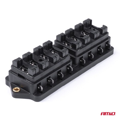 Caja de fusibles 8 vias 30A maximo