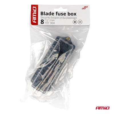Caja de fusibles 8 vias 30A maximo