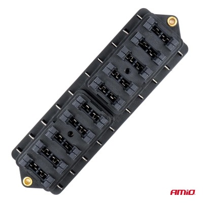 Caja de fusibles 10 vías 30A máximo