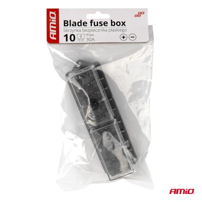 Caja de fusibles 10 vías 30A máximo