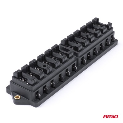 Caja de fusibles 12 vías 30A máximo