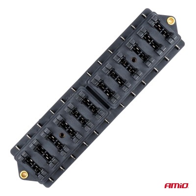 Caja de fusibles 12 vías 30A máximo