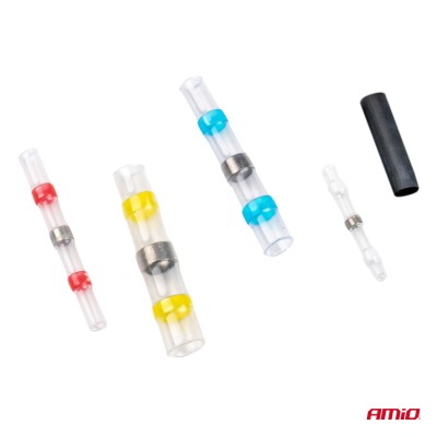 estuche Terminales de Soldadura y tubos termorretractiles variados 100 piezas