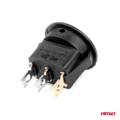 Interruptor Redondo Verde 12/24V 20A ON/OFF