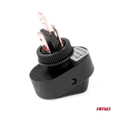 Interruptor ovalado Piloto Rojo 12/24V max30A ON/OFF