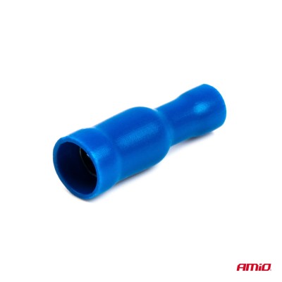 Terminal Redondo Hembra Rojo 5mm 1.5-.25mm2 15A 10 unid.