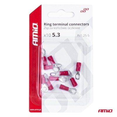 Terminal tipo Ojo RV 1.25-5 10 uds.