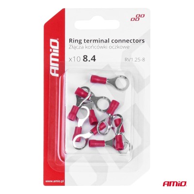 Terminal tipo arandela RV 1.25-8 10 uds.