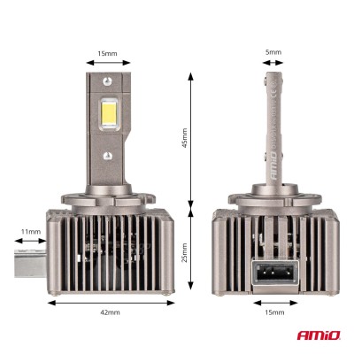 Lamparas Luz de Cruce LED D1S/D1R XD Series AMiO
