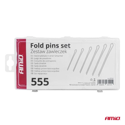 estuche de pasadores de 555 piezas variadas