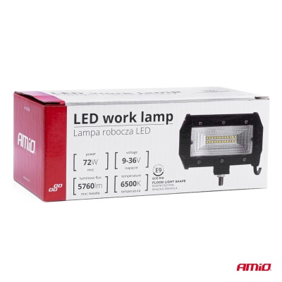 Lámpara de Trabajo AWL35 24 LED FLOOD 9-36V
