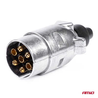 Clavija para remolque 7 pines aluminio