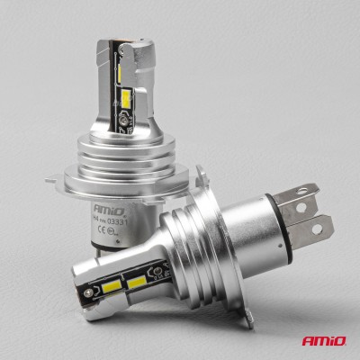 Lamparas Luz de Cruce LED H4/H19 H-mini AMiO