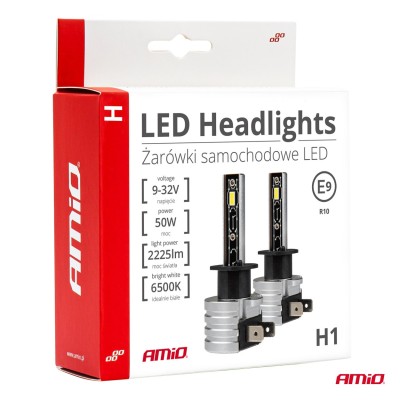 Lámparas Luz de Cruce LED H1 H-mini AMiO