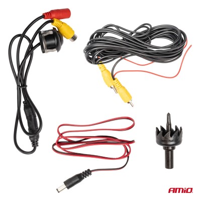 Cámara trasera marcha atrás HD-340 12v 720p AMIO-03536